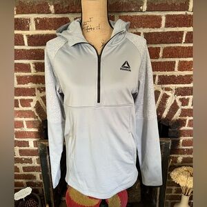 NWT reebok 1/2 zip hoodie